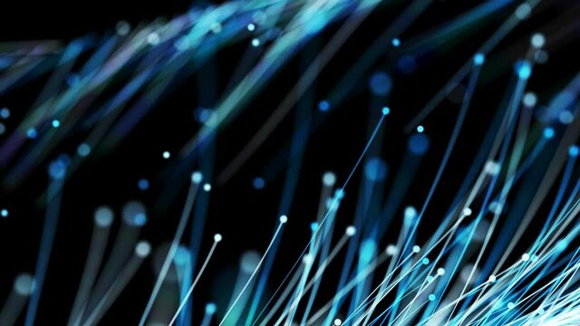 High speed line abstract technology background digital fiber hi tech concept