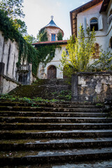 Castle Bosiljevo, medieval castle owned by Frankopan family and now in a state of disrepair,...