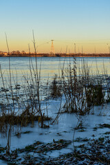 Nizhny Novgorod. Sunset on the Volga