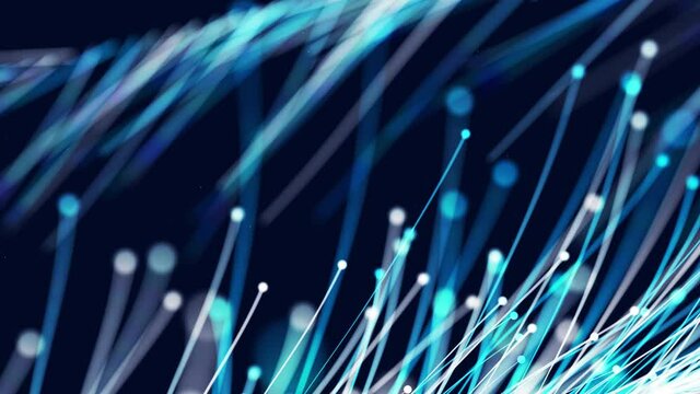 High speed line abstract technology background digital fiber hi tech concept