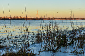 Nizhny Novgorod. Sunset on the Volga