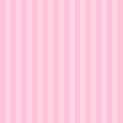 Pattern for Valentines day. Repetitive vertical strips of pink and white color. Striped pattern. Seamless texture background. Vector illustration