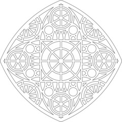 Rose Window, Fig. 20, square 1, half 1, framework