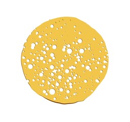 pancake Vector illustration isolated on white background. Round flapjack. Pancake week. fritter