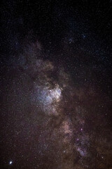 Milchstraße mit Zentrum der Galaxie.