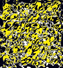 patterns and designs from bright yellow and black chevron arrows