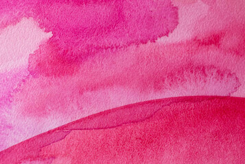 Magenta Paper Texture. Background, watercolor splash