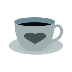 coffee cup icon. coffee sign. vector illustration