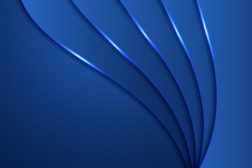 horizontal abstract background in blue color