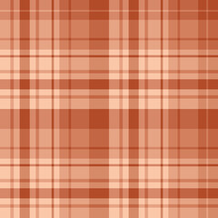 Seamless pattern in wonderful warm orange colors for plaid, fabric, textile, clothes, tablecloth and other things. Vector image.