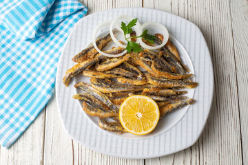 Fried Anchovies (Turkish Name: Hamsi Tava)