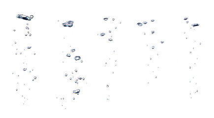 water bubble isolated white background