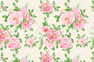 Kissenbezug Floral seamless pattern floral blooming © lukasdedi