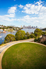 Naklejka premium Waverton Peninsula Reserve Sydney Australia