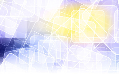 Obraz premium Abstract technology background Hi-tech communication concept innovation background illustration