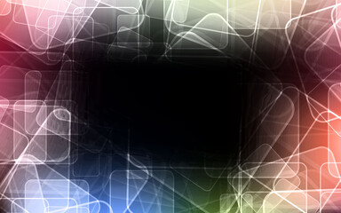 Abstract technology background Hi-tech communication concept innovation background illustration