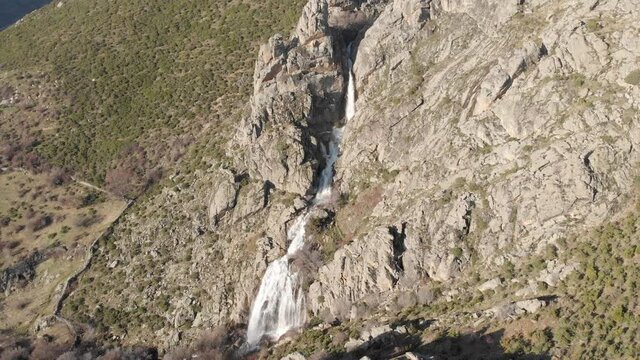 Fantastic waterfall called "Cascada la chorrera de los litueros" from Spain