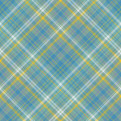Seamless pattern in discreet green, blue, violet and yellow colors for plaid, fabric, textile, clothes, tablecloth and other things. Vector image. 2