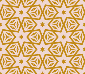 Abstract thin line seamless pattern. Linear ornamental geometric background. Wrapping paper. Vector illustration.