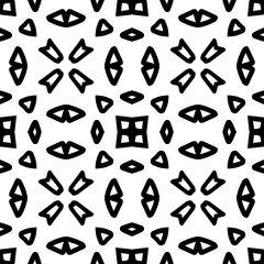 Abstract thin line seamless pattern. Linear ornamental geometric background. Wrapping paper. Vector illustration.