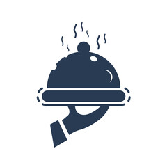 Food Icon. Restaurant food, hot food icon. warm food, food dining, lunch icon