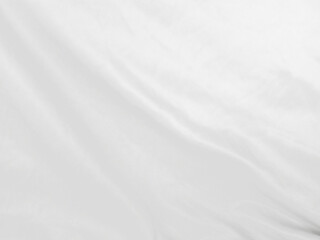 Soft white wrinkled fabric background