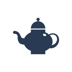 Tea pot icon. coffee pot, hot coffee and tea icon with vector illustration.