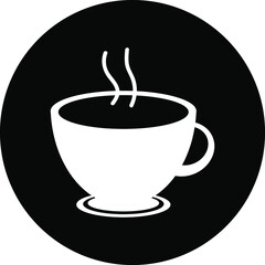 Hot coffee icon. Tea icon. hot coffee and tea icon with vector illustration, vector, flat design. 