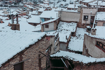 Valderrobres village in winter