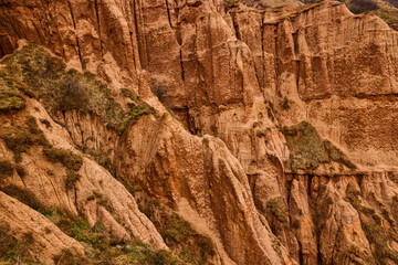 The beautiful Red Ravine (Rapa Rosie) from the Carpathian mountains, near Sebes