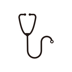 stethoscope icon vector illustration sign
