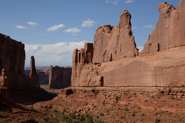 Fototapeta premium Park Avenue at Arches National Park, Utah, USA