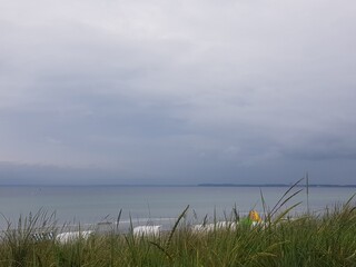 Ostsee Urlaub in Deutschland. Strand, Sonne, Meer und Erholung. 