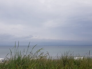 Ostsee Urlaub in Deutschland. Strand, Sonne, Meer und Erholung. 