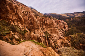 The beautiful Red Ravine (Rapa Rosie) from the Carpathian mountains, near Sebes