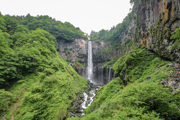 Obraz premium View of Kegon Falls in Nikko, Tochigi, Japan during summer