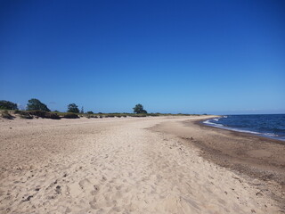Ostsee Urlaub in Deutschland. Strand, Sonne, Meer und Erholung. 