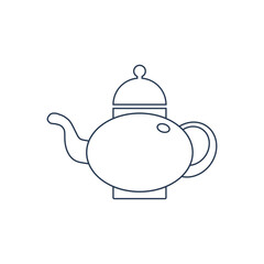 Tea pot icon. coffee pot, hot coffee and tea icon with vector illustration.