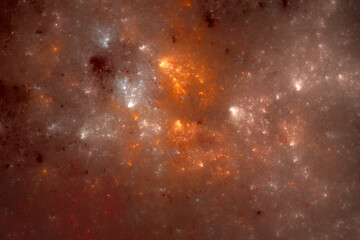 Obraz premium Colorful starry background, Nebulae and galaxy abstract