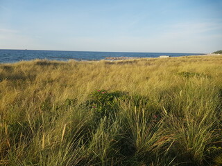 Ostsee Urlaub in Deutschland. Strand, Sonne, Meer und Erholung. 