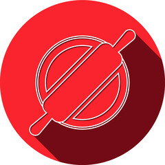 Bread Roller Icon. Bread maker, hand bread maker, hand roller icon.