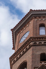 village church tower clock