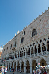 Fototapeta premium discovery of the city of Venice and its small canals and romantic alleys