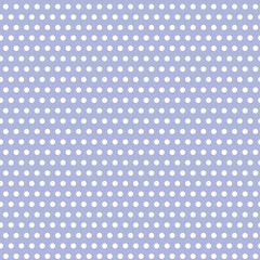 Endless texture with white polka dot on the lilac background. Vector illustration