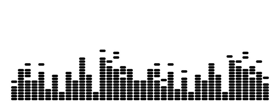 equalizzatore, musica, audio, vettoriale, equalizzazione