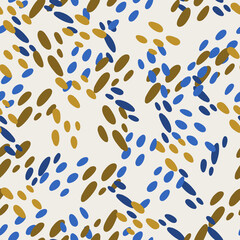 Abstract vector background in blue and yellow colors. For printing wallpaper, fabric