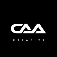 CAA Letter Initial Logo Design Template Vector Illustration