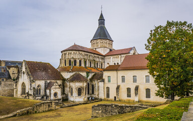 Notre Dame church in La Charité sur Loire (Burgundy, France), a cluniac priory listed as UNESCO world heritage site