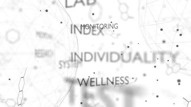 Prolactin word cloud collage. Biology and medicine concept