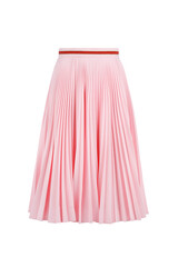 Pink skirt with stripes